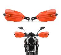 APEBAZY Paramanos de Moto Universal, 7/8 in (22 mm) ~ 11/8 in (29 mm), Aptos para Motos Todoterreno y ATVS, Compatibles con Yamaha YZ250 YZ250F TW200 XT250 XR650L (Naranja)