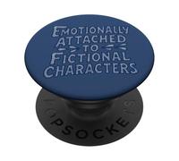 Apegado emocionalmente a los Personajes de ficción Bookish PopSockets PopGrip Adhesivo