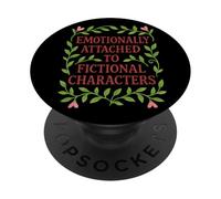 Apegado emocionalmente a los Personajes de ficción Bookish PopSockets PopGrip Adhesivo