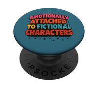 Apegado emocionalmente a los Personajes de ficción Bookish PopSockets PopGrip Adhesivo