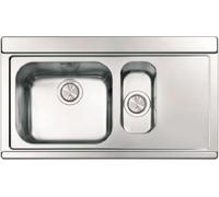 APELL Iris IR9015IRSC Fregadero 2 Bañeras 90 X 51CM Escurridor Dx Satinado Inca