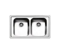 APELL LN862IBC Lavabo Doble 86X50 CM Cepillado Semifilo 4 MM