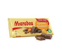 Apelsinkrokant - chocolate sueco - King size - para los amantes del chocolate sueco premium - Práctico para una experiencia de chocolate inolvidable - Compatible con Marabou - 220g