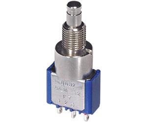 APEM 8642A Pulsador a presión 250 V/AC 3 A 2 x On/(On) Recordatorio 1 pc(s)