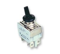 APEM Interruptor de encendido y apagado de 10 A (plástico) SPST | Interruptores de palanca, 1 unidad - 631NH/2