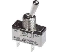 APEM Interruptor de palanca 1 x (on)/off/(on) 637H/2 250 V/AC 10 A momentáneo/0/momentáneo 1 pc(s)
