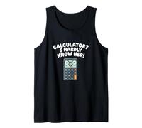 Apenas conozco su Humor matemático Broma Álgebra Camiseta sin Mangas