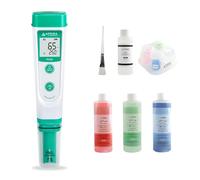 Apera Instruments AI209-T Value Series PH20 Kit Combo de probador de pH incluyendo el juego de mantenimiento y un soporte de solución CalPod para una fácil calibración