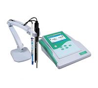 Apera Instruments PC910 Kit de medidor multiparámetro de pH/conductividad de sobremesa con medición simultánea de pH/cond. de doble canal