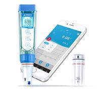 Apera Instruments PCO60-Z Bluetooth pH/Conductividad/ORP/Redox/TDS/Salinidad/Resistividad Smart Multi-Parameter Tester Kit Tester con ZenTest Mobile App con Datalogger basado en la nube