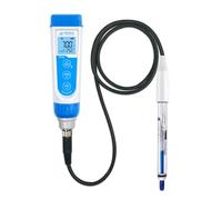 Apera Instruments PH60-HT Kit de medidor de pH de mano con electrodo LabSen 865 pH/Temp. para medición de pH de grado de laboratorio en soluciones de agua corrosiva y/o de alta temperatura