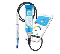 Apera Instruments PH60Z-VS - Kit de medidor de pH inteligente de mano con electrodo de pH LabSen 855 ATC para medición de pH de grado de laboratorio de muestras de líquidos viscosos