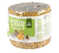 Aperitivo en forma de tubo Puur con flores y hierbas para roedores - Witte Mollen - Cantidad: 170 g