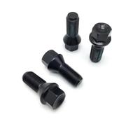 Apernos rueda Accesorios Compatible Con Para I3 I8 X1 X2 X3 X4 Pernos Y Tuercas Rueda Acero Negro Piezas Repuesto OEM: 36136781151(4Pcs)