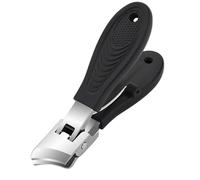 Apertura de la mandíbula ancha de la mordaza, corta de clavos inclinados anti-salpicaduras, cortinas de clavos en ángulo curvo de acero inoxidable, con mango ergonómico largo para hombres, corta