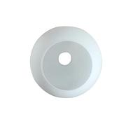 Apertura de pantalla de lámpara de cristal de globo Blanco D4cm D3cm Compatible con E27 E14 Pantalla de vidrio lechoso Pieza de repuesto Accesorio de iluminación for accesorios de luz de techo 1pc ( C