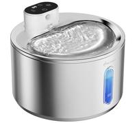 Apetdola FS40Pro Fuente para Gatos, Equipado con una batería de 5000 mAh, 135fl-oz/4L Fuente de Agua para Funciones de reducción de Ruido y detección, para Gatos y Perros