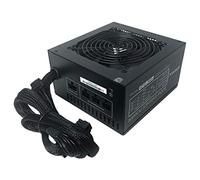 Apevia ATX-ES600W Essence 600W ATX - Fuente de alimentación semimodular para Juegos con Ventilador Negro de 120 mm controlado térmicamente, Interruptor de 115/230 V, Todas Las Protecciones
