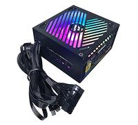 Apevia ATX-PM1000W Premier 1000W (sin Cable PCIe 5.0 y sin Gen 5 12VHPWR) 80+ Gold Active PFC ATX Semi-Modular para Juegos con 366 Modos RGB