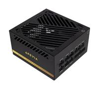 Apevia Galaxy 1000W 80+ Oro ATX 3.1 Totalmente Modular para Juegos Fuente de alimentación, PCIe 5.1, 600W, 12VHPWR, Caps japonés silencioso Ventilador FDB, 135mm, Fuente de alimentación