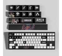 APEX - 14 teclas mecánicas para juegos de PC, grabadas con láser, grabadas con láser, con cada retrato pasivo y habilidades, se ajustan a cualquier teclado mecánico (BANGALORE)