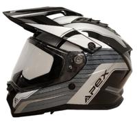 APEX AT300 Everest Casco, negro-gris-blanco, tamaño S para Hombres