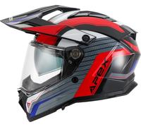 APEX AT300 Everest Casco, negro-rojo-azul, tamaño M para Hombres