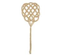 Apex Batidor de alfombras de 3 Hilos, Beige, 30 x 30 x 30 cm