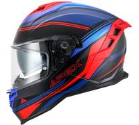 Apex FI200 Paris, casco integral L female Mate Negro/Rojo/Azul