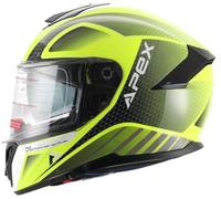 APEX FT300 New York Casco, negro-amarillo, tamaño S para Hombres