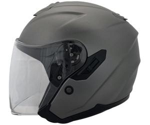 APEX JT300 Casco Jet, gris, tamaño L para Hombres