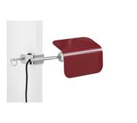 Apex Lámpara de Pared con Clip Granate Rojo