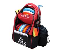 Apex Outdoors Bolsa de Golf de Disco, Mochila de Golf de Disco con Capacidad de más de 21 Discos, Bolsas de Golf Frisbee duraderas y Ligeras con múltiples Bolsillos de Almacenamiento