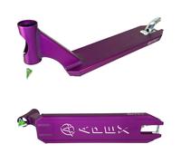 Apex Pro Stunt Patineta Deck 49cm 5" Lila Wide 6082 T6 Park Trick
