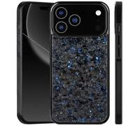Apexcarbon Forged Carbon Fiber Phone Case for iPhone 17 Pro Max, New Ultra-Slim Case with Caseless Touch Feeling, With Magnetic Charging, All-Inclusive, Shockproof, Lightweight (Blue,17 Pro Max)