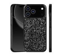 Apexcarbon Forged Carbon Fiber Phone Case for iPhone 17 Pro Max, Ultra-Slim All-Inclusive Protective Cover, Magnetic Wireless Charging,Caseless Touch Feeling,Shockproof Lightweight (17,Silver)