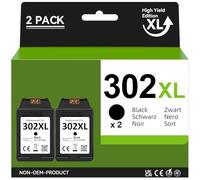 APEXCOLOR 302XL Negro Cartuchos de Tinta Remanufacturado para HP 302 XL Compatible para HP DeskJet 3639 1110 3632 3635 2130 3630 3636 3637 3638 Envy 4520 4522 4522 4525 4526 4527 4528 Impresora