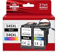 APEXCOLOR PG-545XL CL-546XL - Cartuchos de Tinta Compatibles para Canon 545XL y 546XL | para Canon Pixma TS3150 TS3151 MG2550S | para Pixma TR4550 TR4551 MX495 | Pack 2 (1 Negro + 1 Color)