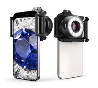 APEXEL 120X Lupa joyero - Lupa Profesional para joyería/Gemas,Observar y Fotografiar Antigüedades,Joyas y Bienes de Lujo