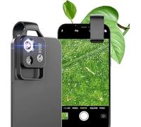 APEXEL Microscopio para Smartphone 200X, Lente Microscopio para Movil-Explora el Mundo Micro