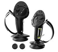 APEXINNO Cubierta de Empuñaduras de Controlador VR Mejorada para Accesorios Oculus Quest 3S Quest 3, Protector de Controladores de Silicona para Quest 3S/3, con Correa Ajustable para Nudillos