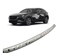 APEXRA Protector de parachoques trasero de acero inoxidable para Mazda CX-30 CX30 2020-2023, accesorios para piezas de automóviles, cubierta de umbral de puerta trasera del maletero
