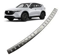 APEXRA Protector de parachoques trasero de acero inoxidable para Mazda CX-5 CX5 2017-2023, accesorios para piezas de automóvil, cubierta de umbral de puerta trasera de cajuela, protección de tira de