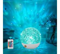 Apexxus Luminorthe Cube Ocean Wave Light - Proyector sensorial de 16 colores con control remoto, luz nocturna de estrella para dormitorio de niños y fiestas