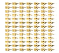 APGLSXY 120 puntas de campo de pista y cruces con llave de pinchos, pista de 1/4 pulgadas para zapatos, aguja de campo de repuesto con llave