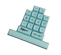 APGLSXY 17Key PBTs XDA Profile Bees - Juego de teclas de teclado mecánico cómodo para escribir y jugar con tapa de abejas