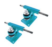 APGLSXY 2 soportes de rueda de 3.25 pulgadas para monopatines, base de puente, monopatines, camiones, resistencia a los impactos, accesorio de rodamiento de rueda de aluminio