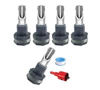 APGLSXY 5 boquillas de riego automáticas para cerdos con broca y conector para una gestión sostenible del agua en ganado de granja, de acero inoxidable