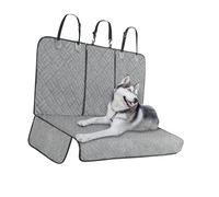 APGLSXY Alfombrilla de coche para mascotas, incluye canales de cinturón de seguridad contra la base deslizante para un viaje seguro para perros