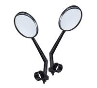 APGLSXY Ángulo de visión trasera de vidrio universal para bicicleta, manillar de bicicleta de vidrio retrovisor ajustable de 360 grados para bicicletas de ciclismo ajustable